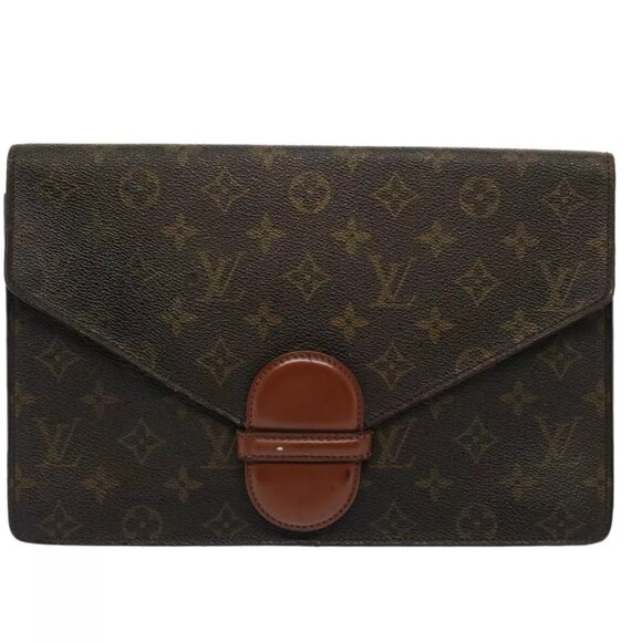 LOUIS VUITTON Monogram Ranelag Clutch Bag M51782 LV Auth - Picture 1 of 16